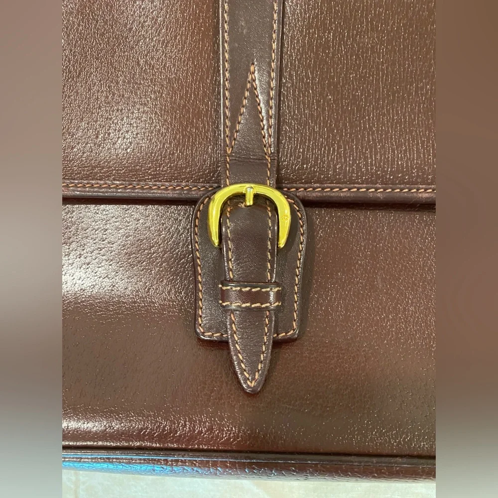 Gucci Brown Leather Crossbody Bag - Picture 3 of 16